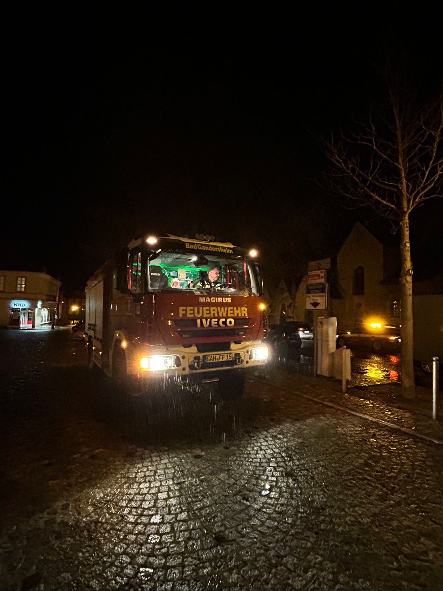 Einsatzfoto Mülleimerbrand