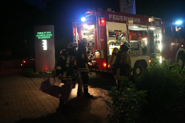 Brandeinsatz Osterbergklinik 09.06.2012