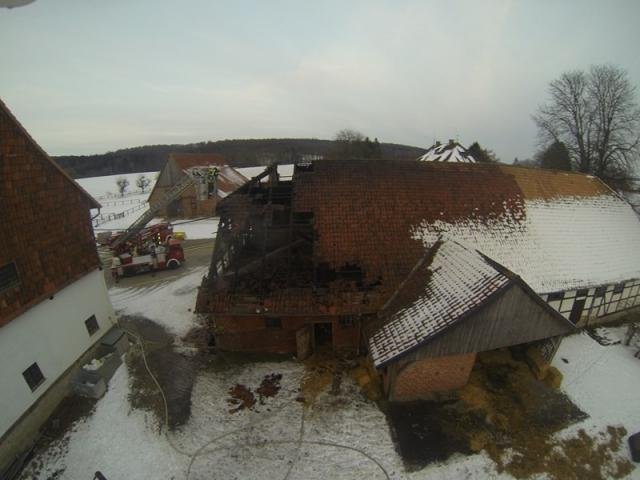 Brandeinsatz Hilbrechtshausen