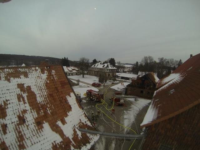 Brandeinsatz Hilbrechtshausen