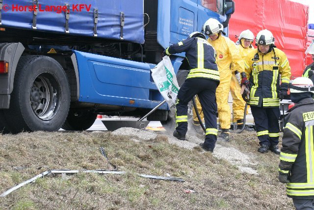 LKW Uunfall BAB7 vom 20.03.2013