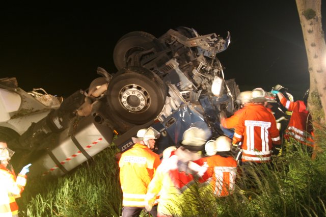 LKW Unfall B248 vom 22.05.2014